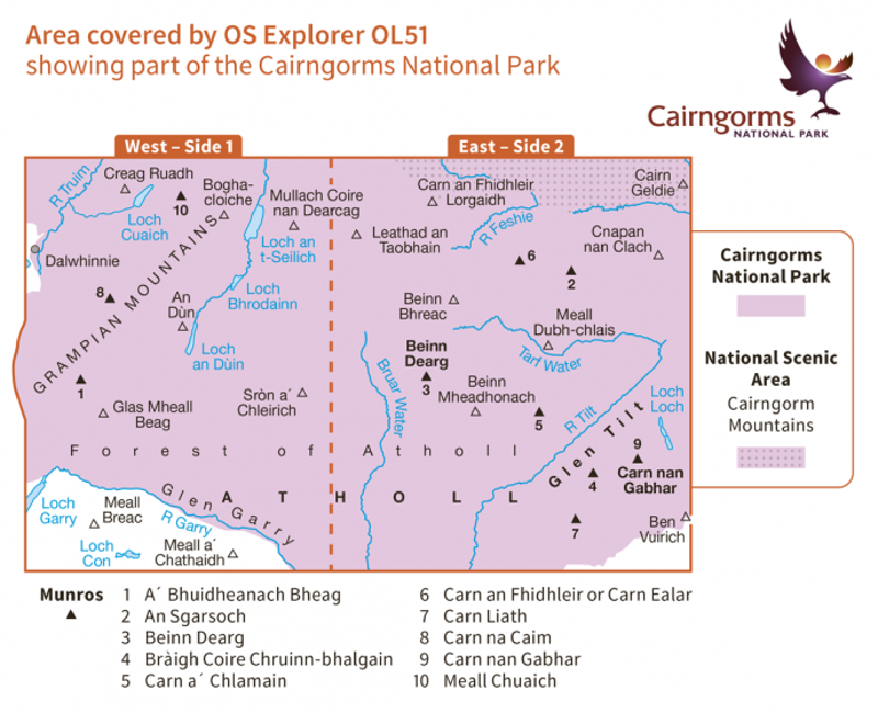 OS Explorer Map 51 - Atholl-1
